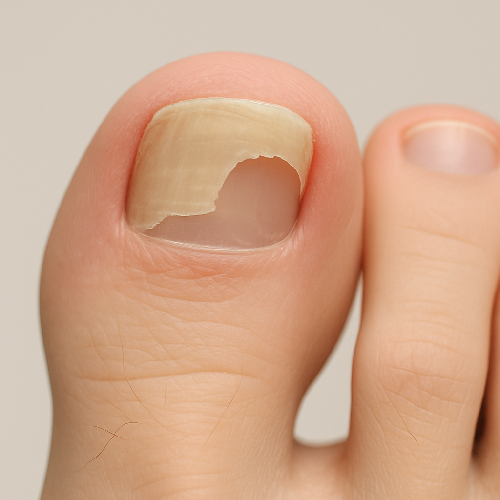 Soin podologique des ongles