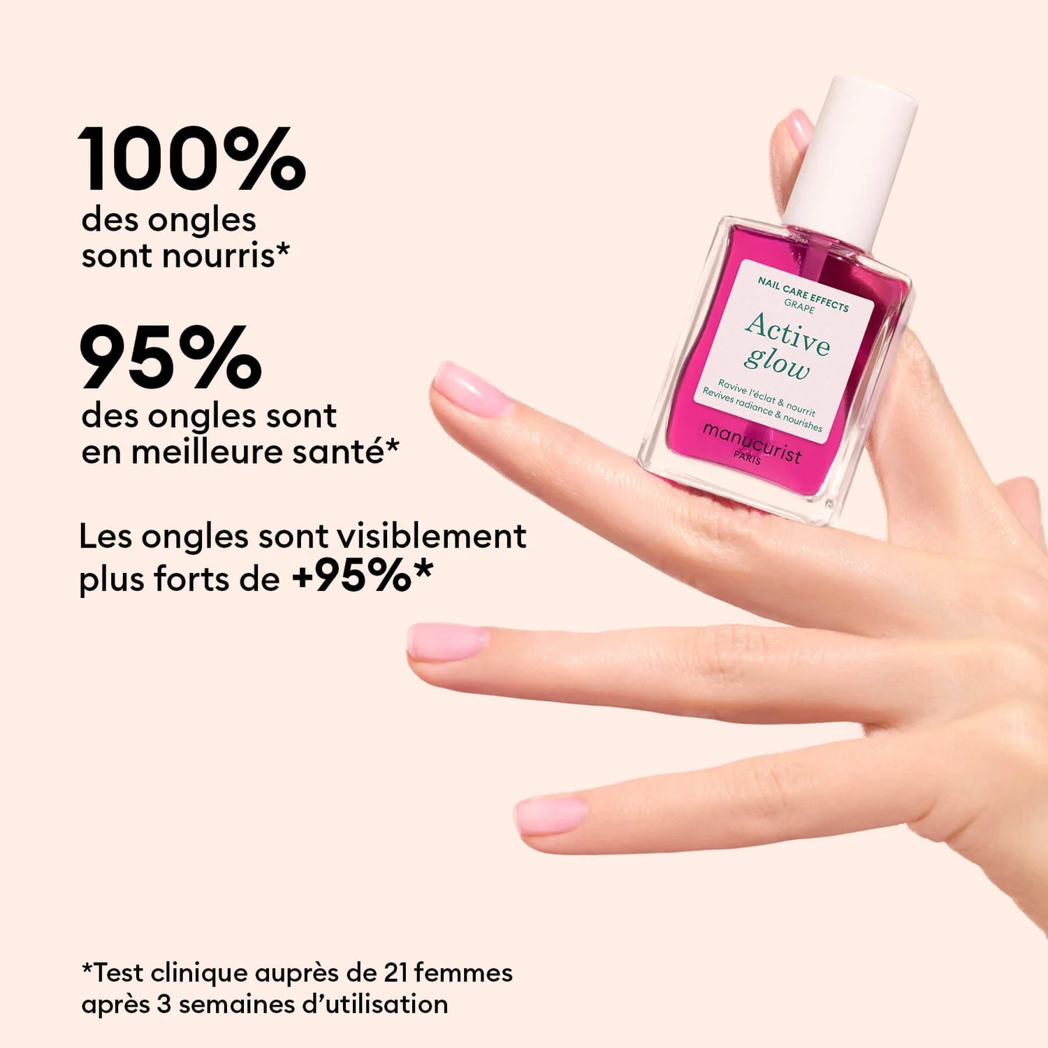 Vernis "Active Glow" de  Manucurist