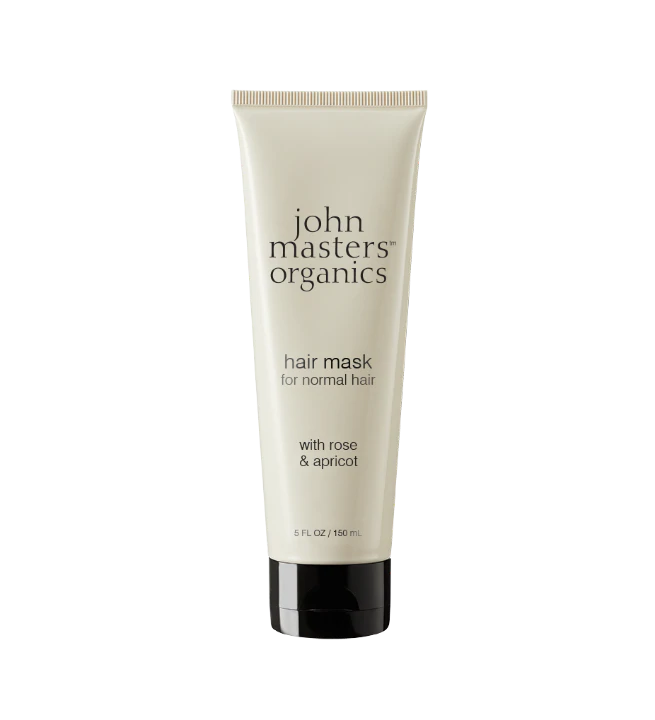 Masque pour les cheveux à la rose et abricot de John Master Organic